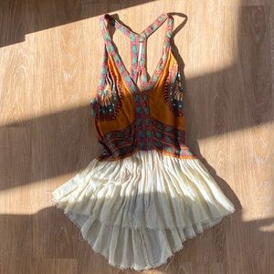 Free People boho Tunic/Tank